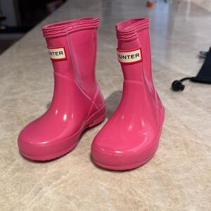 Hunter Kids size 4t Pink Rain Boots